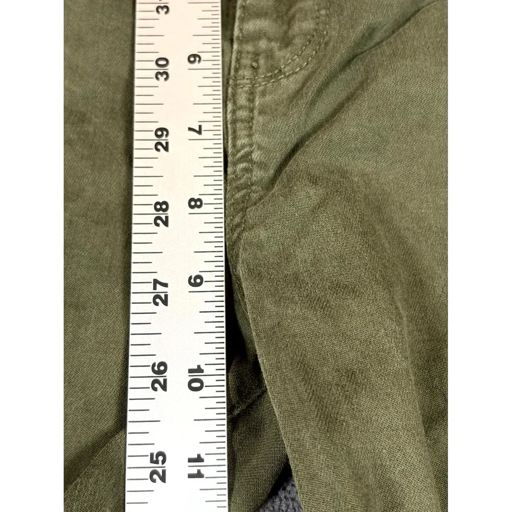 Buffalo David Bitton Havana Ankle Jeans Womens 8/29 Green Denim High Rise Skinny